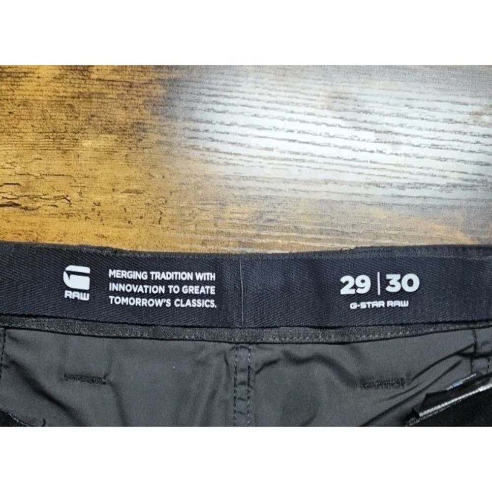 G-Star Raw Men's Relaxed Knee Cargo Pants Neo Black 30x28 $210 New - Picture 2 of 7